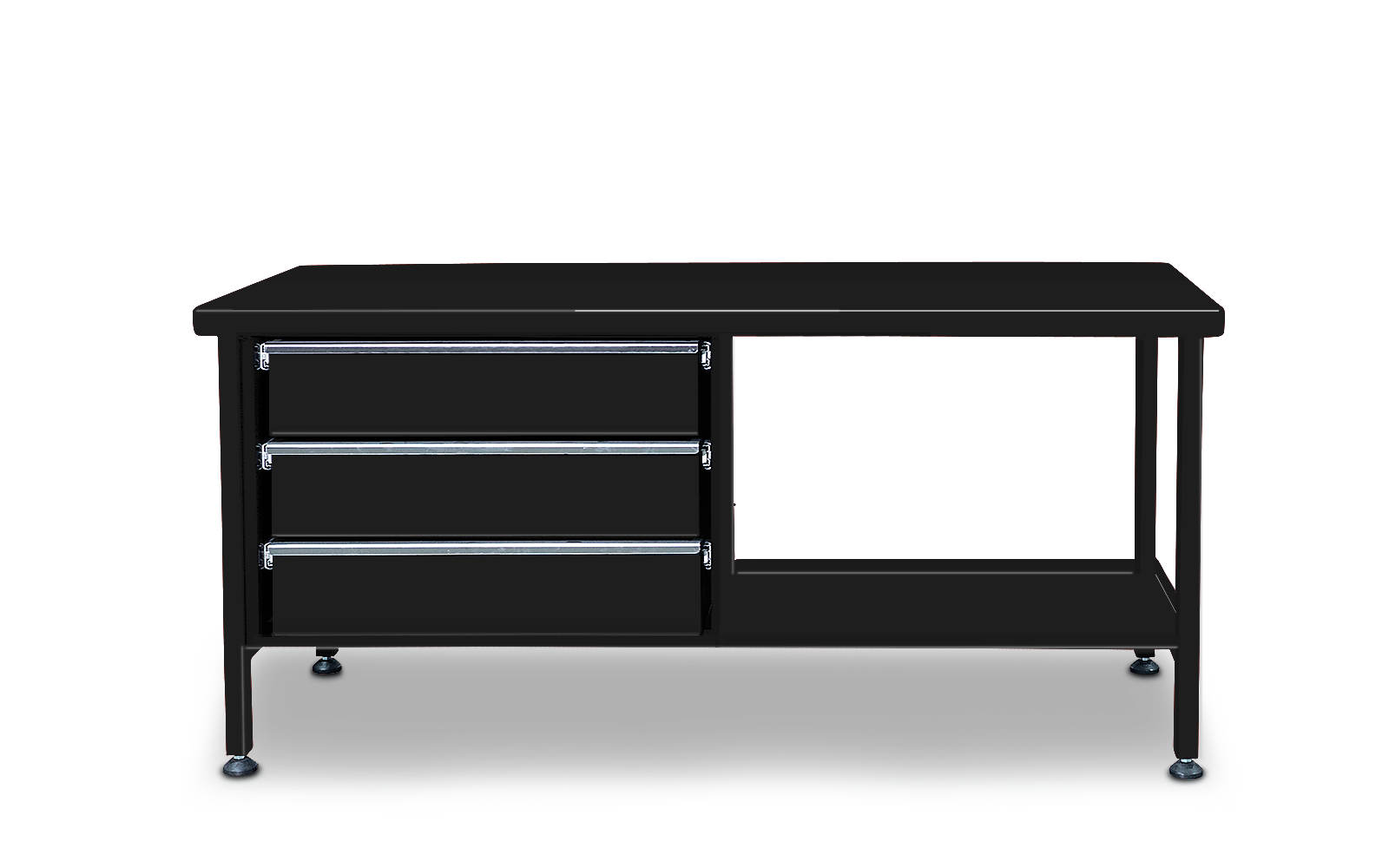 Classic 1800mm Workbench 3 Drawers + Shelf Workbench Warehouse